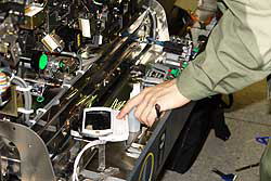 メンテナンス現場にてMylo(sony)で千手観音サーバに接続してメンテナンス情報を取得